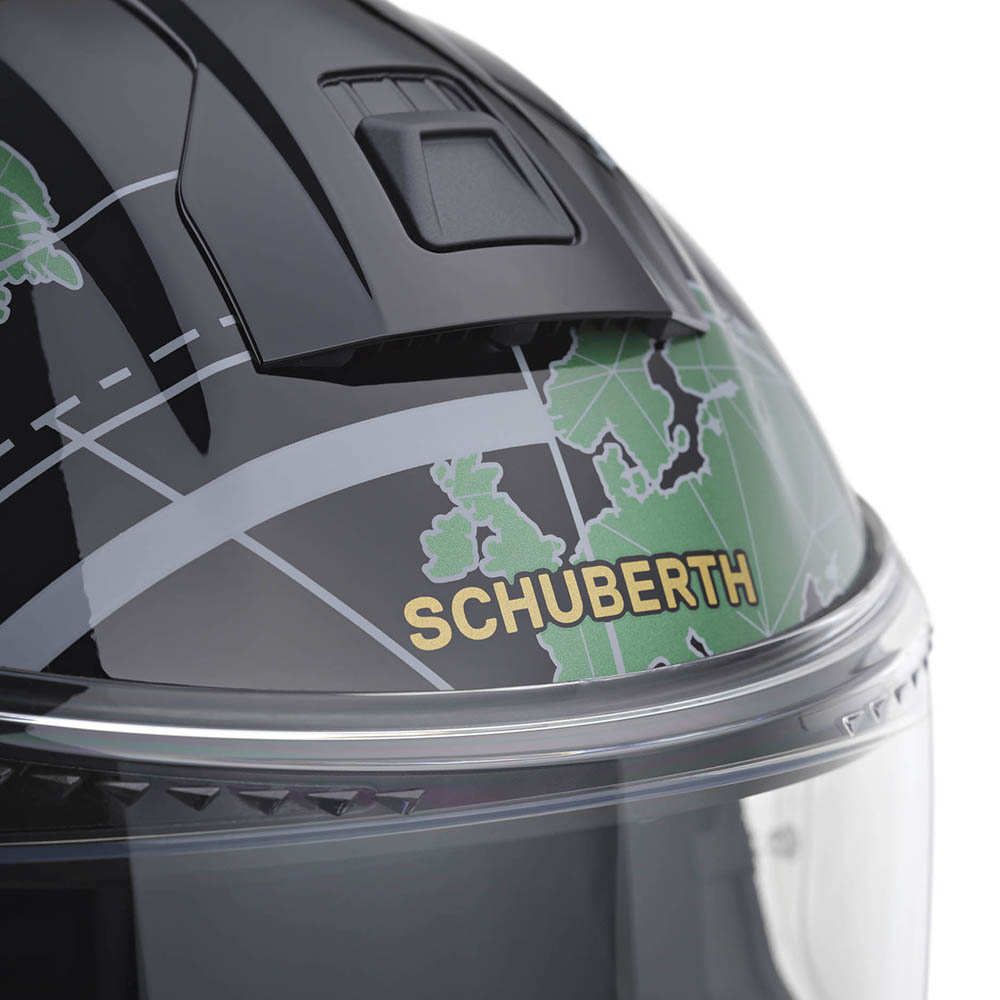 Schuberth - Casque C5 Globe Noir / Vert / Brillant