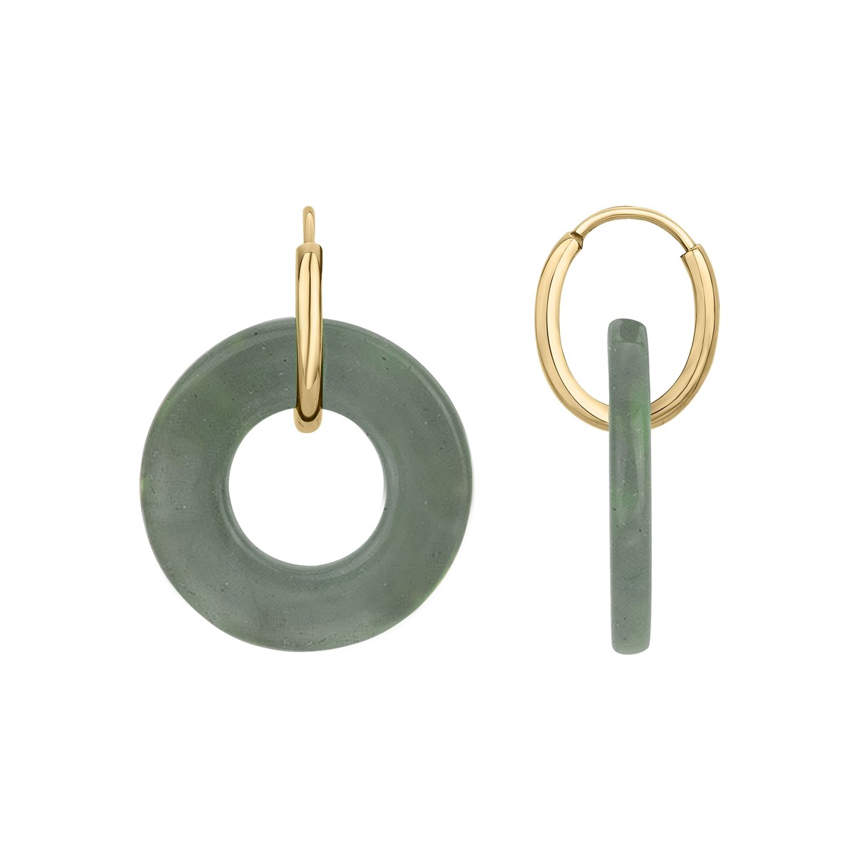 Boucles d'oreilles pendantes en Acier