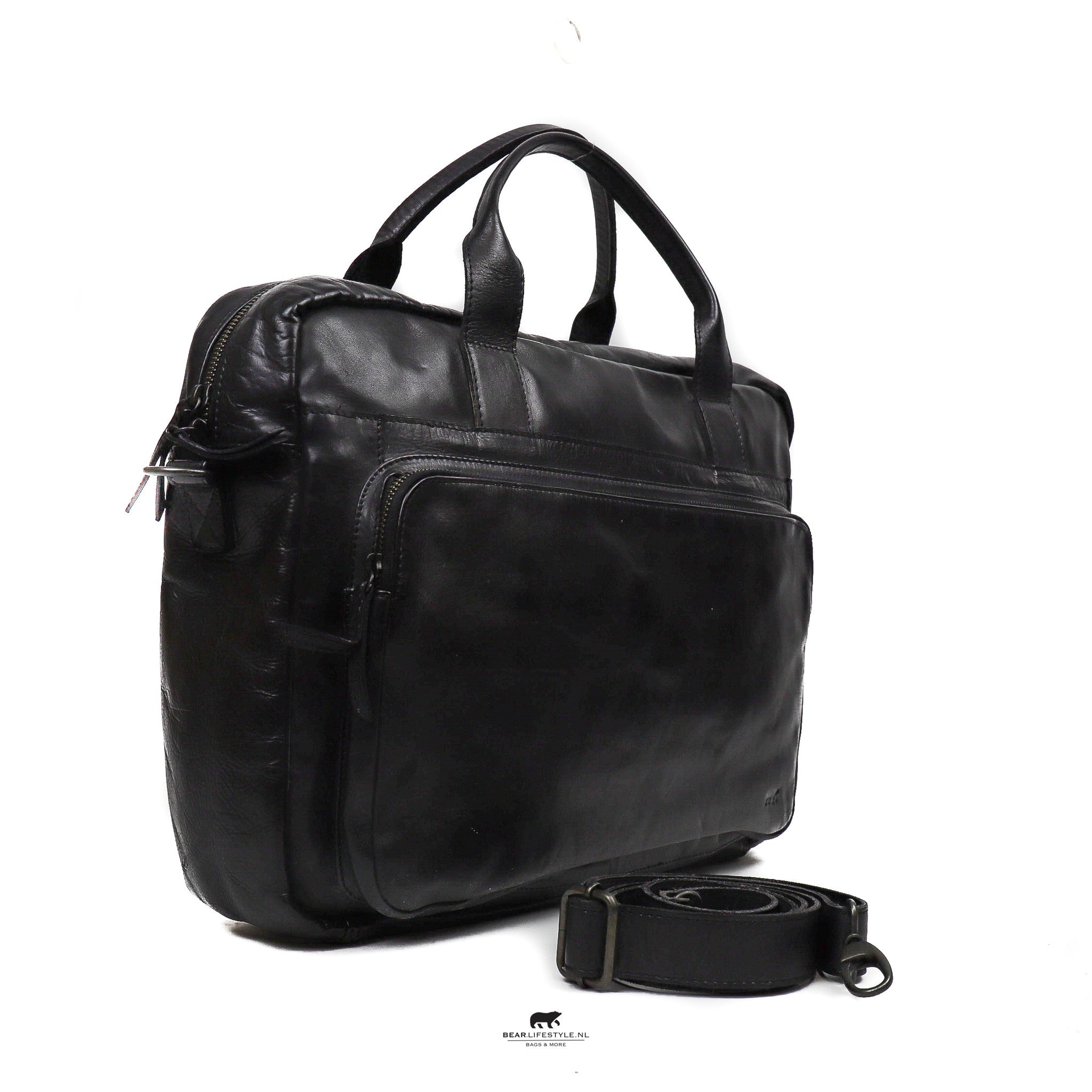 Laptoptas 'Dani' zwart Zwart