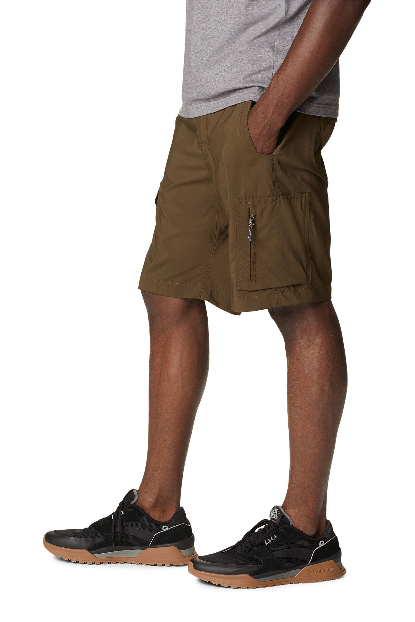Bermuda Cargo Utilitária Masculina Columbia Silver Ridge™ - Cáqui Escuro