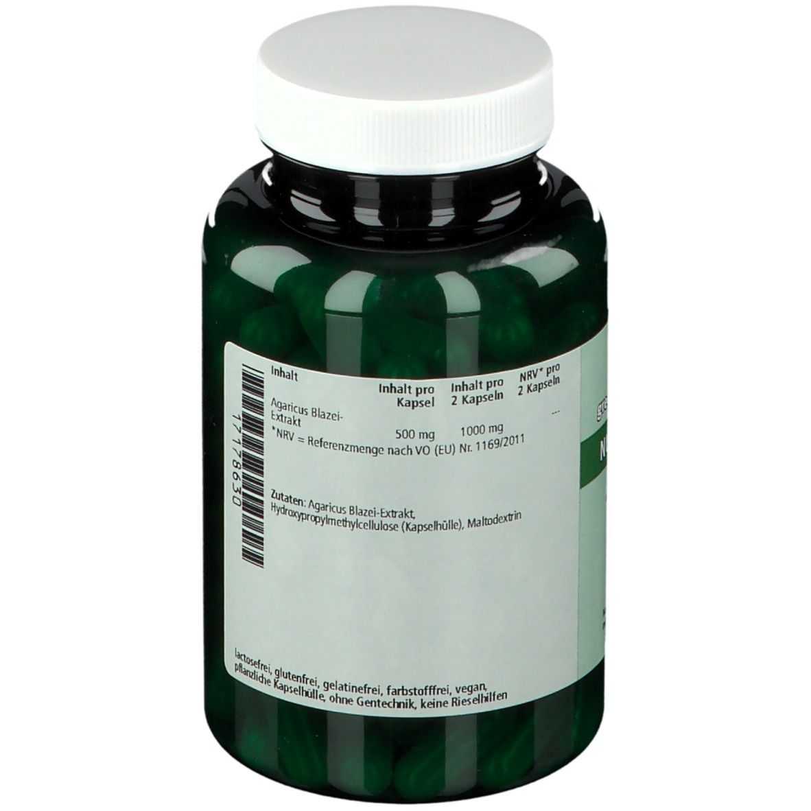 green line NUTRITHEKE AGARICUS 500 mg