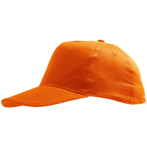 Boné liso unissex para meninos/meninas, ideal para verão/praia/piscina, Sols (laranja)