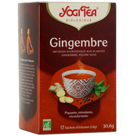 Tisane ayurvédique au gingembre Yogi Tea