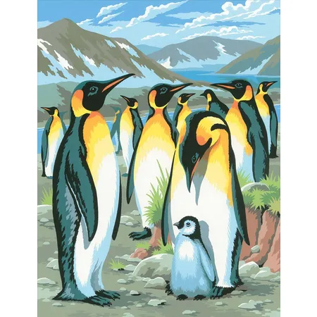Mammut Malen nach Zahlen Junior Pinguine