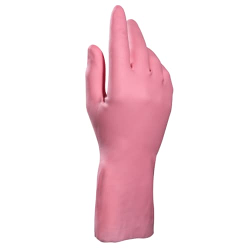 Gant de ménage latex rose flocké coton 30,5cm Mapa Professional Vital Eco 115 taille 7 Latex FSC