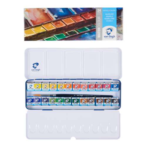 Talens VAN GOGH Aquarellfarben im Metallkasten