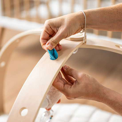 Nattou Mila, Zoë & Lana Babygym med Trebuer