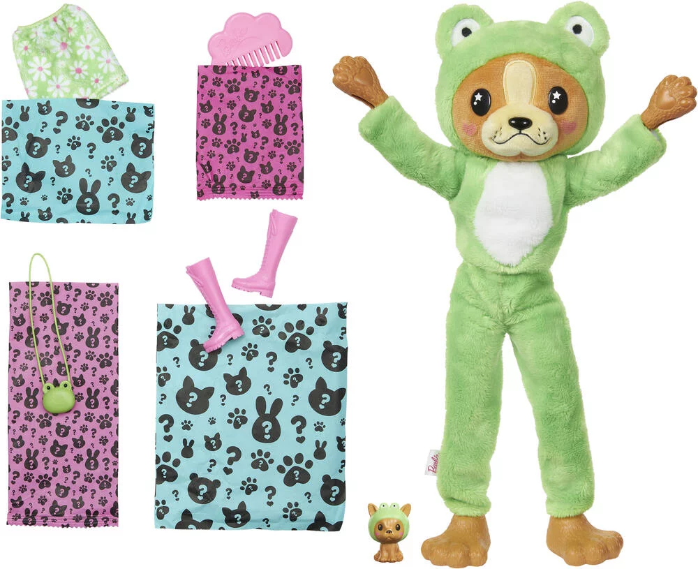 BARBIE® - POUPEE BARBIE CUTIE REVEAL - CHIEN GRENOUILLE
