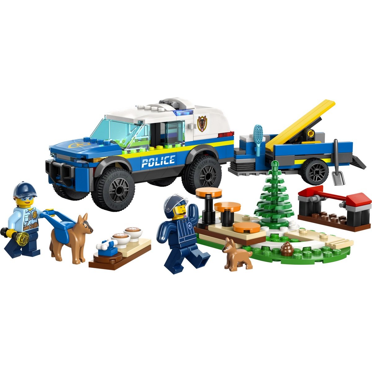 Le dressage des chiens policiers Lego City 60369