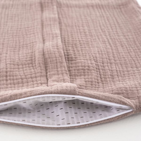 Träumeland Zomerslaapzak Liebmich - Cotton Muslin - Chestnut 60 cm