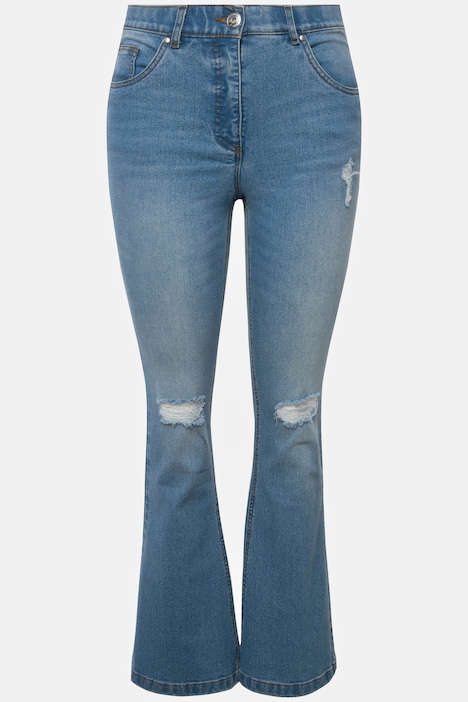 Jeans, Flared Legs, Destroy-Look, 5-Pocket