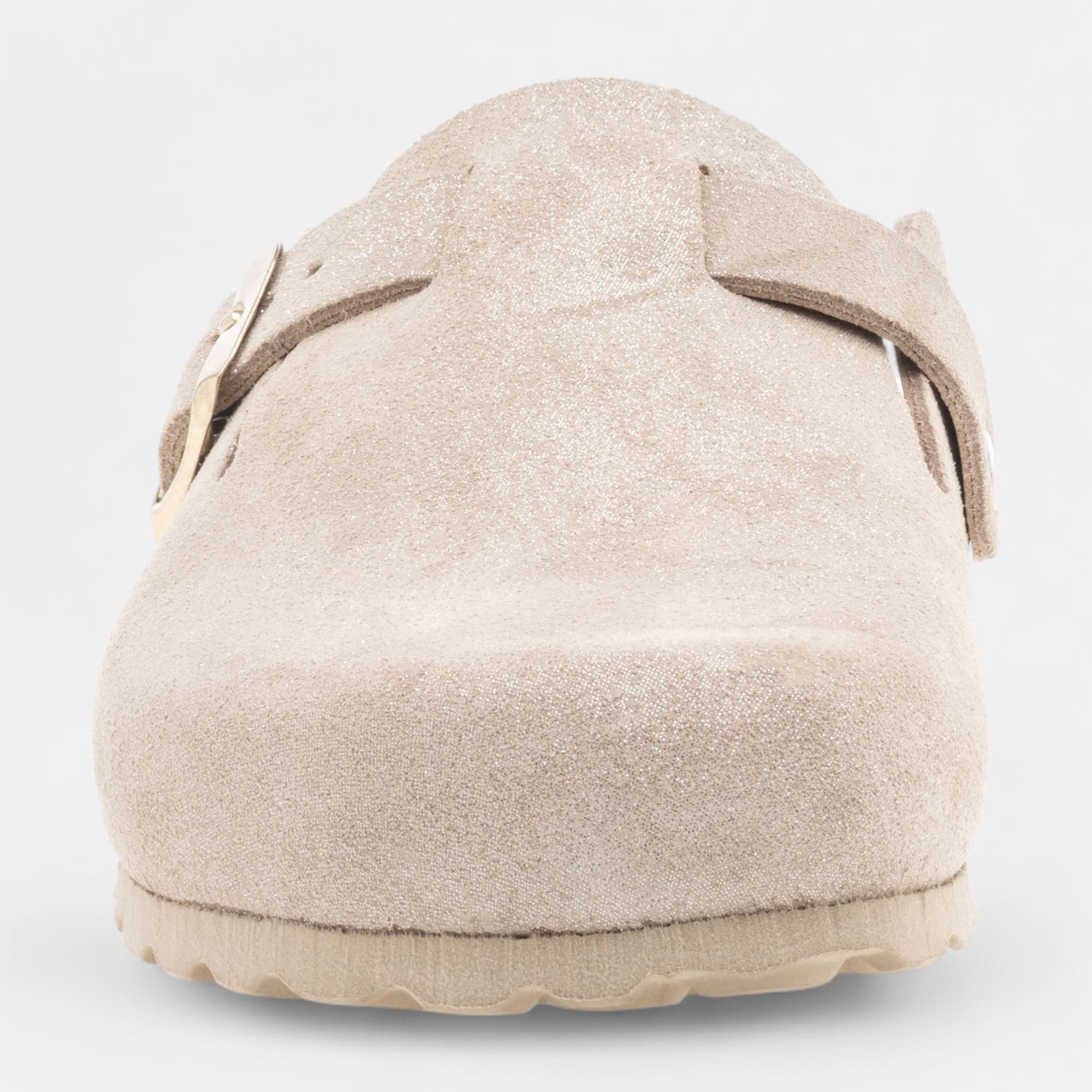 Mules Femme en cuir or