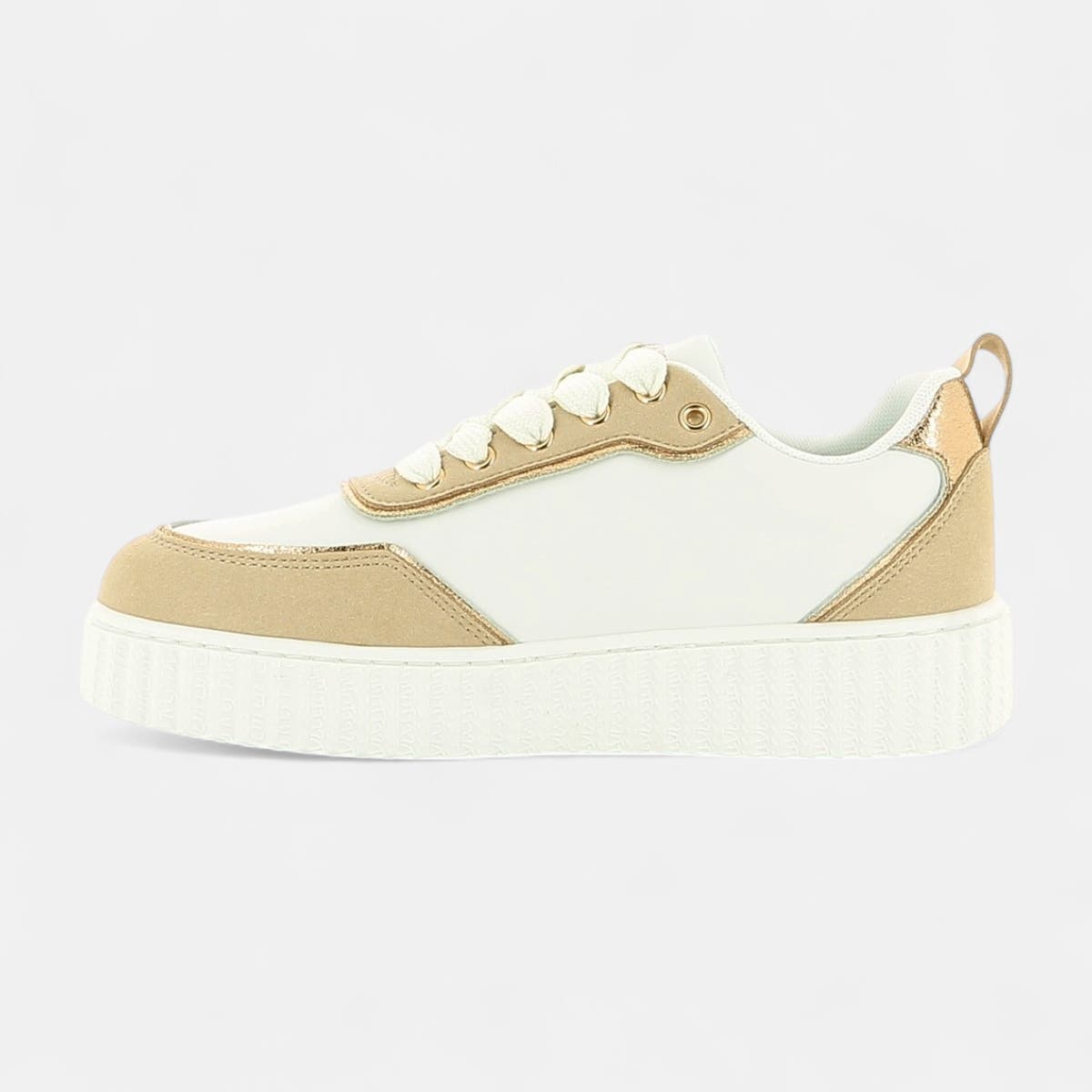 Baskets basses Femme camel