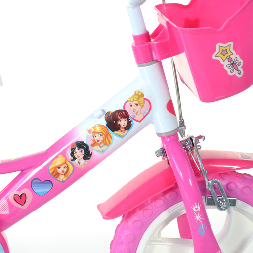 Bicicleta infantil Princesa de Conto de Fadas, 30 cm, para meninas de 3 a 5 anos.