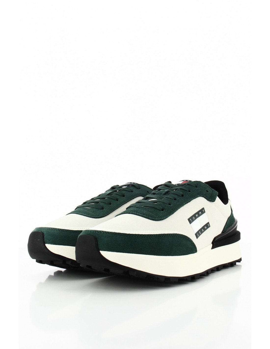 tommy hilfiger Sneakers tjm technical runner Noir/Blanc/Vert