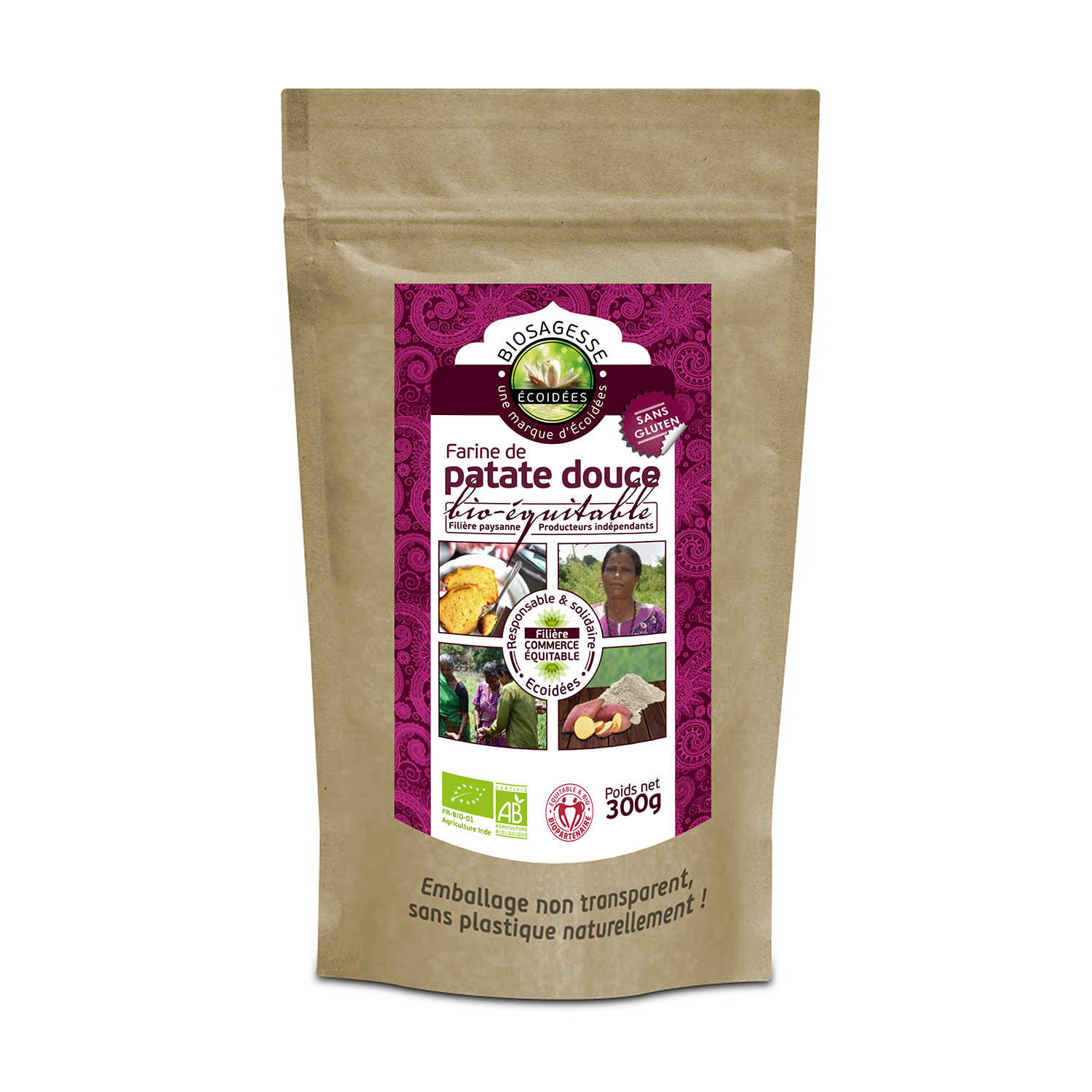 Farine de patate douce bio - Biosagesse