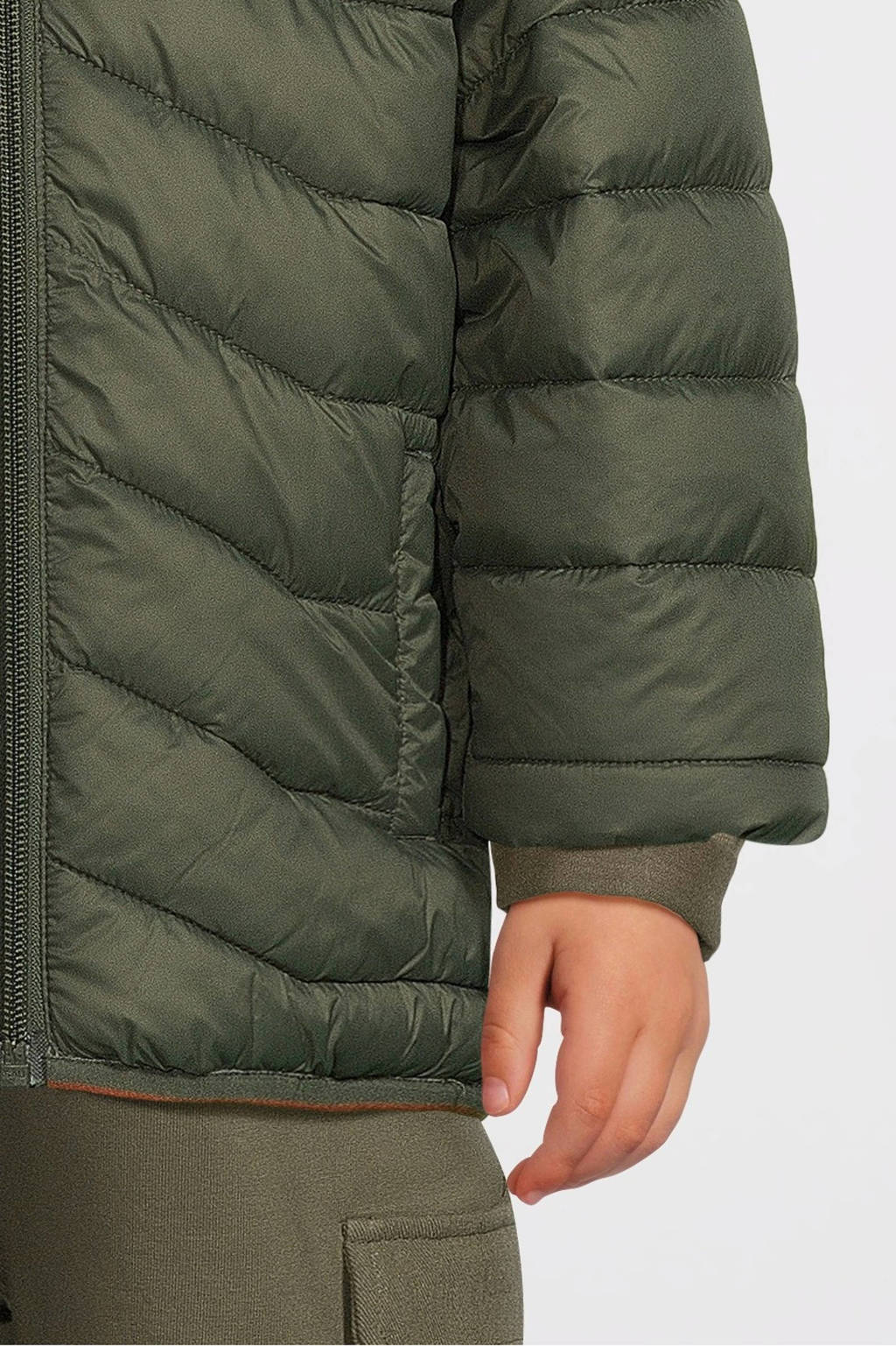NAME IT gewatteerde winterjas NMMMONAY groen