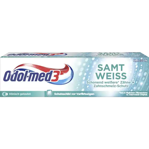 Samtweiss Zahncreme