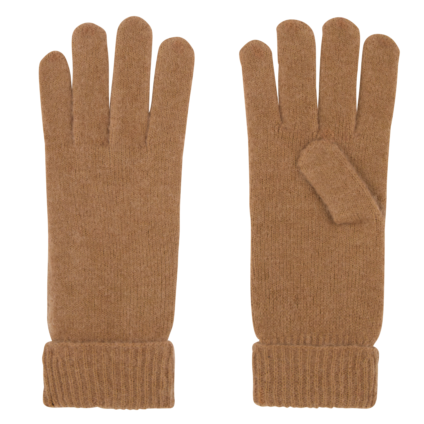 CARRIE - Gants en laine d'alpaga| Marron