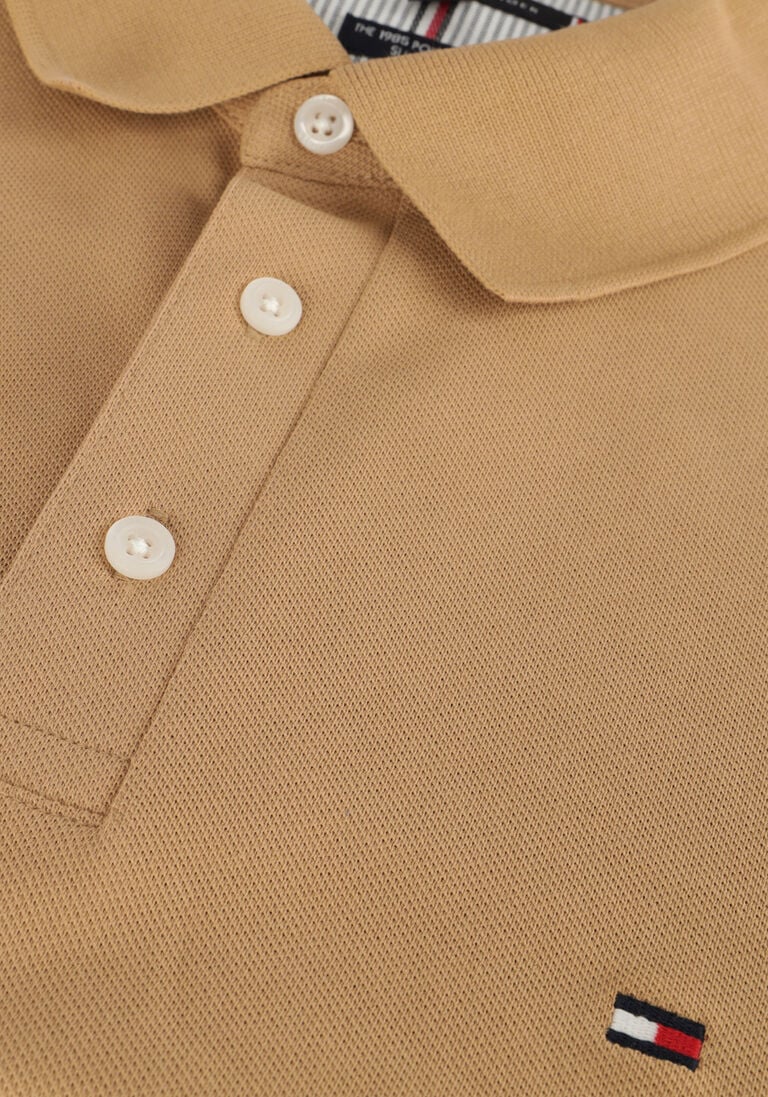 TOMMY HILFIGER khaki tommy hilfiger polo 1985 slim polo