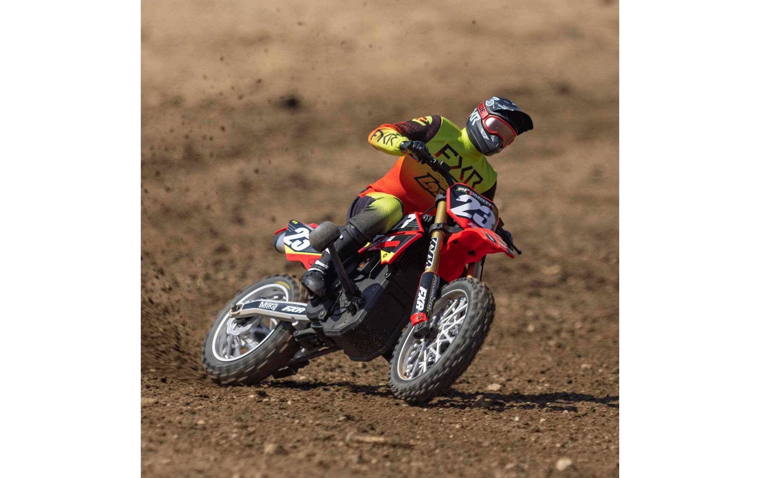 Motorrad Promoto MX Rot, ARTR, 1:4<br>Leistungsstarkes RC Motocross Bike