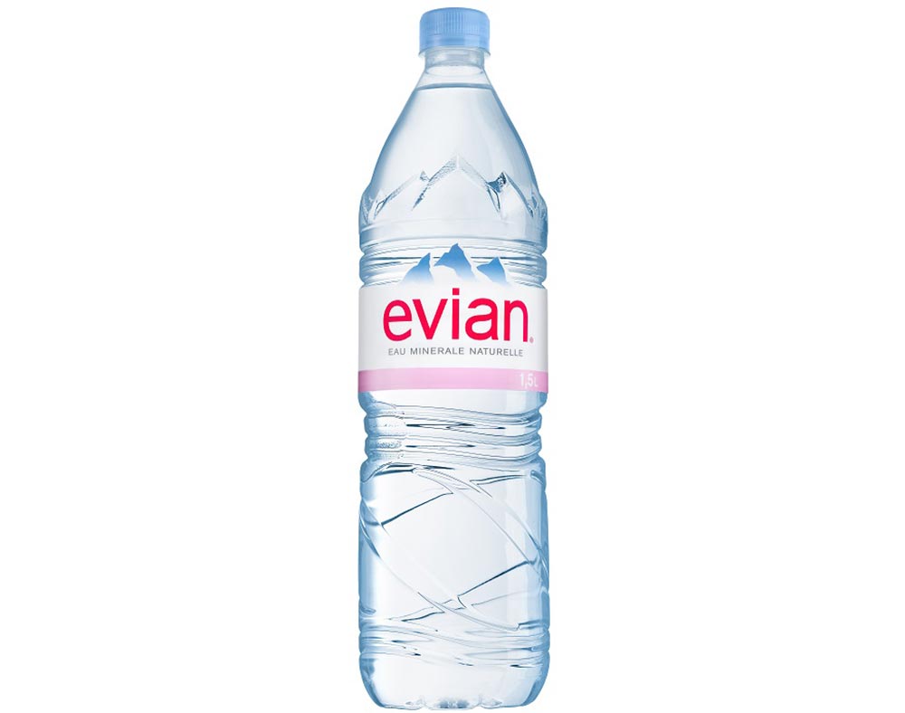 ÁGUA EVIAN MINERAL NATURAL PET 1.5L
