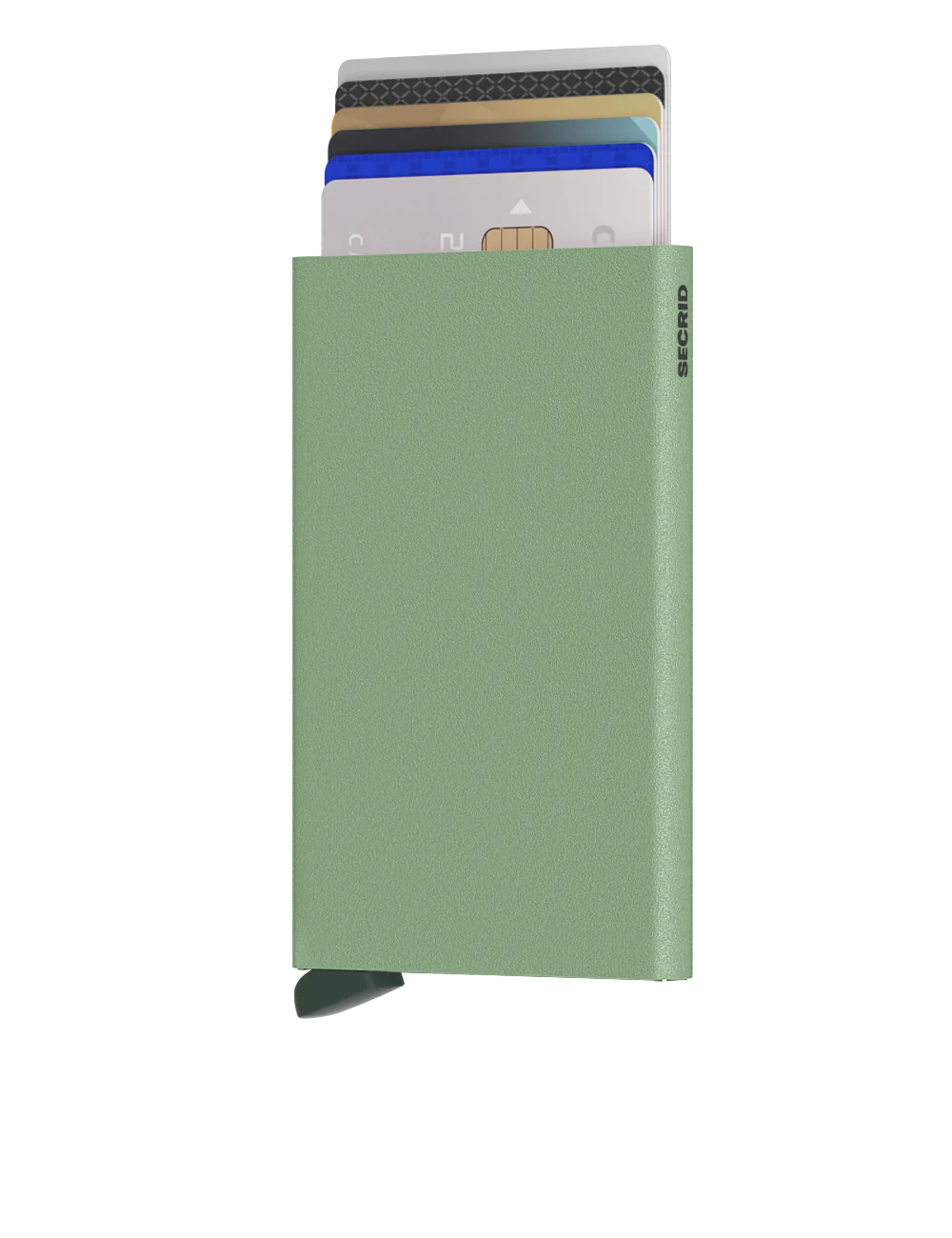 SECRID  Kortholder powder, 4-6 kort - Pistacio