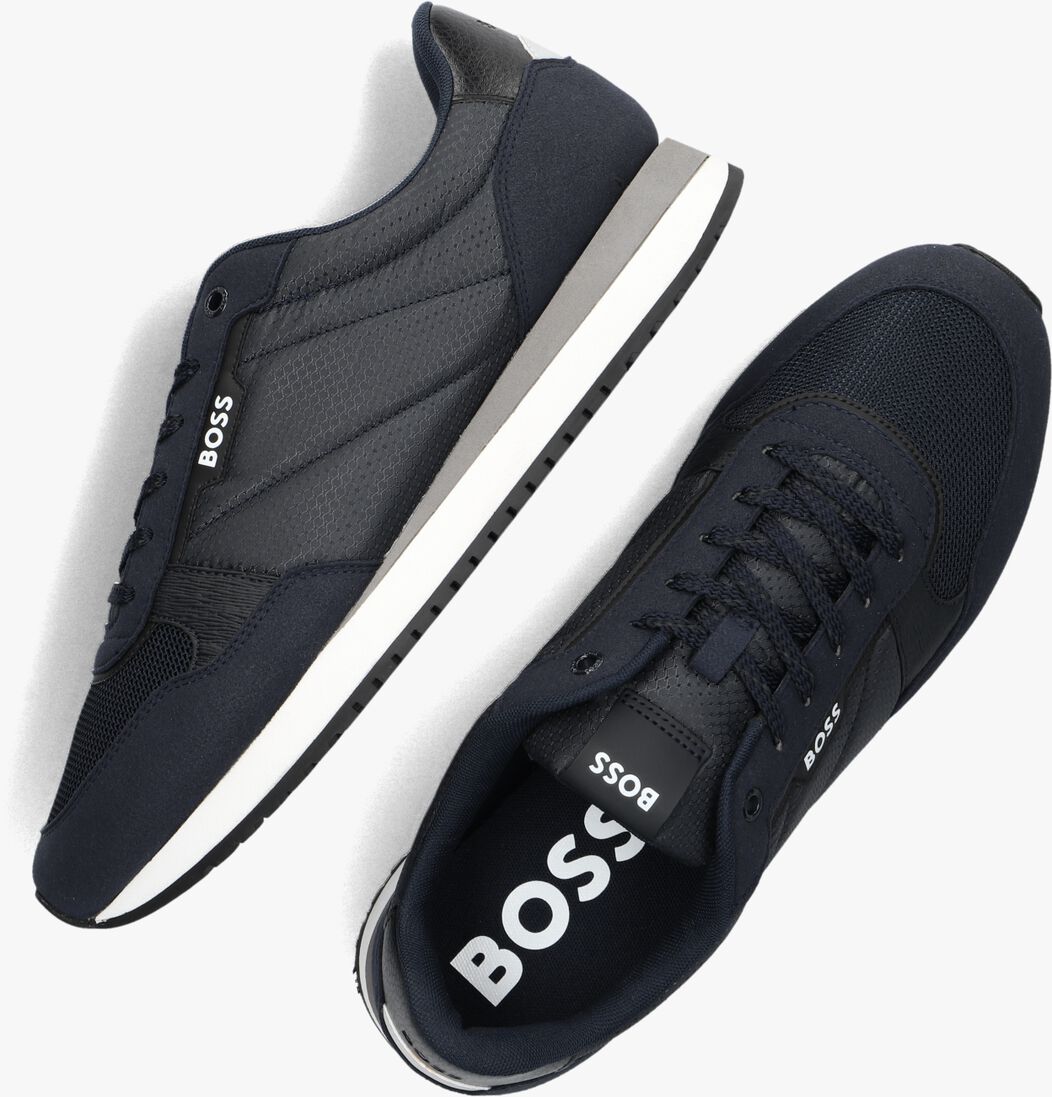 BOSS blauwe boss lage sneakers kai runn
