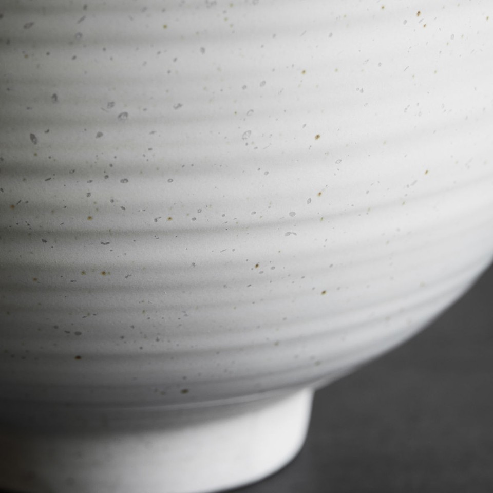 House Doctor - Skål, HDPion - Grå/Hvid - h: 11.5 cm, dia: 19.5 cm