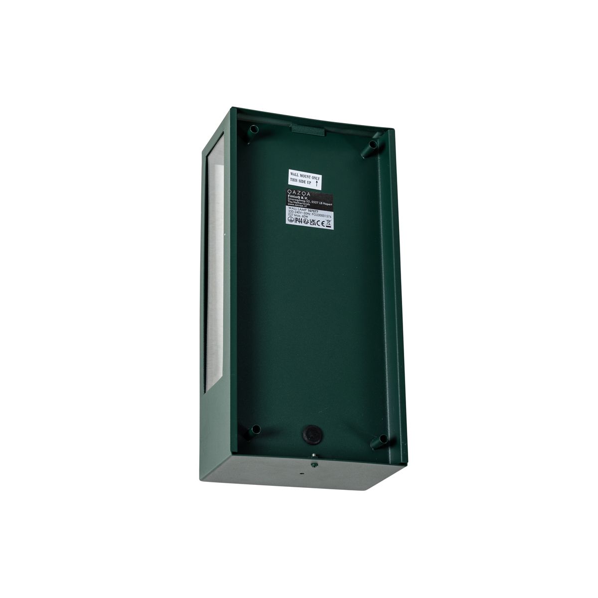 Buiten wandlamp donker groen met schemersensor IP44 - Rotterdam