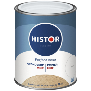 Histor Perfect Base grondverf MDF wit 750 ml