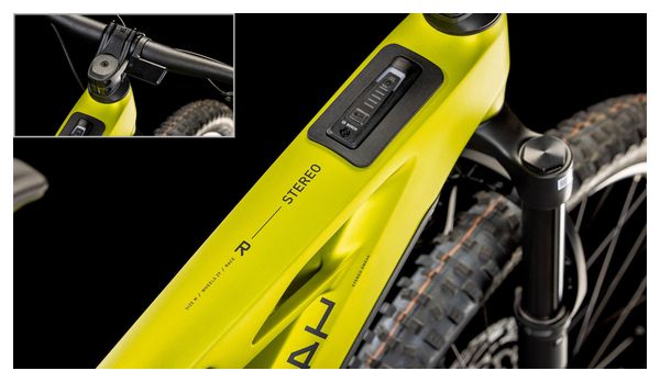 VTT Électrique Tout-Suspendu Cube Stereo Hybrid One44 HPC Race 800 Shimano Deore XT 12V 800 Wh 27.5'' Vert Flash Lime 2025