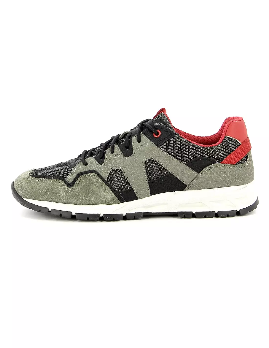 GEOX DELRAY - Baskets Oliveblack