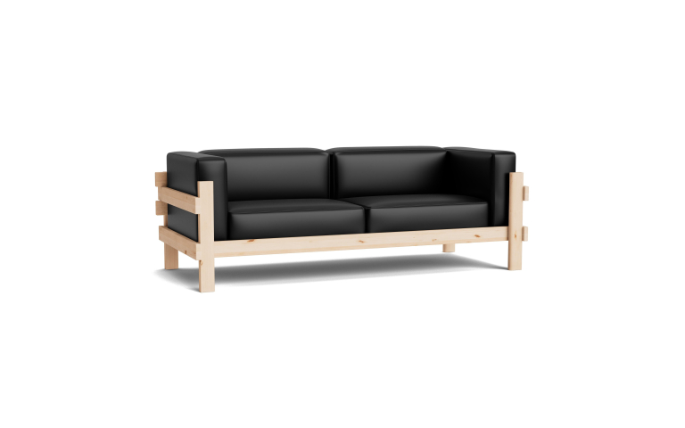Normann Copenhagen Kube 3-zits bank Pine Remix 133