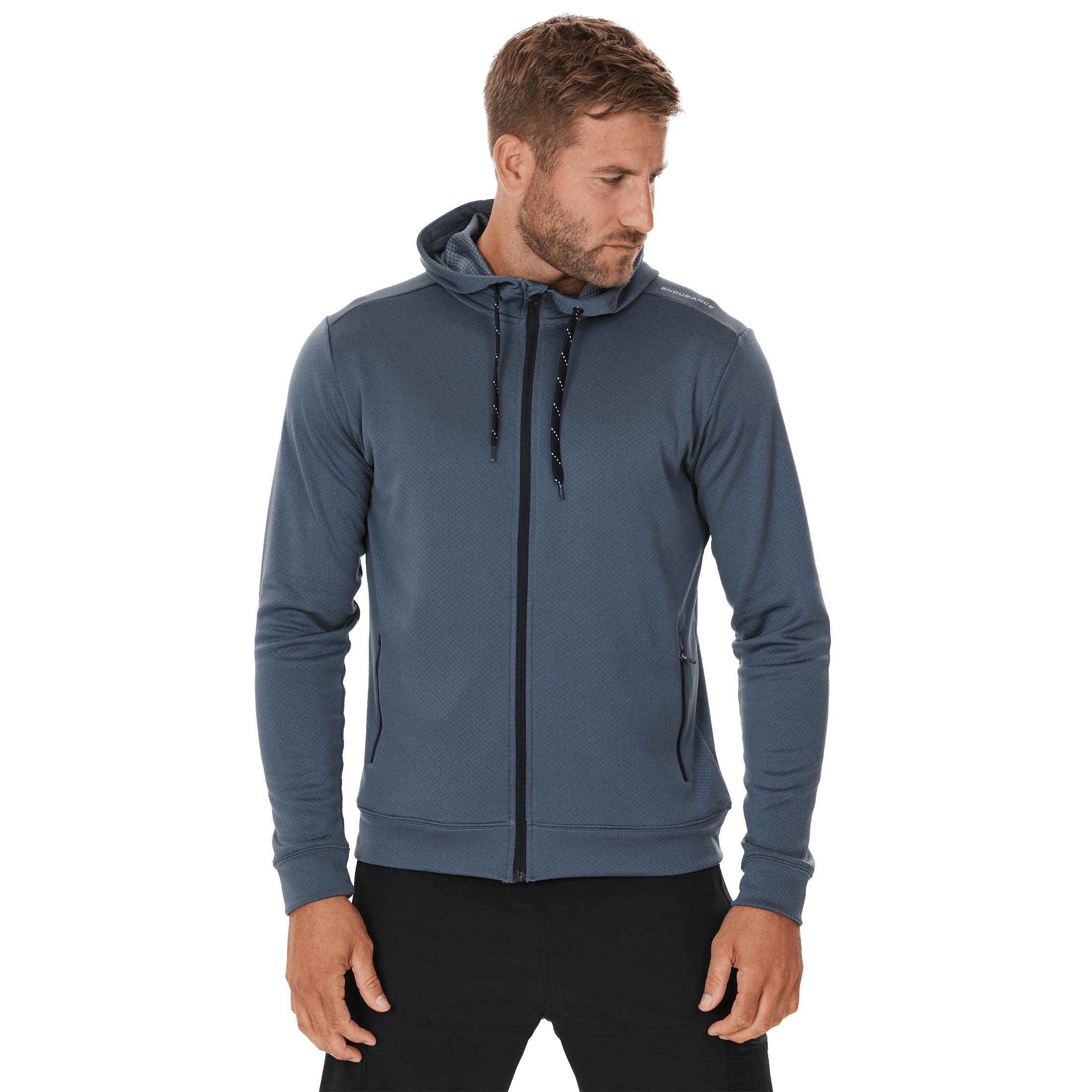 Endurance Dereff M Full Zip Hoody - Fritid og bomull