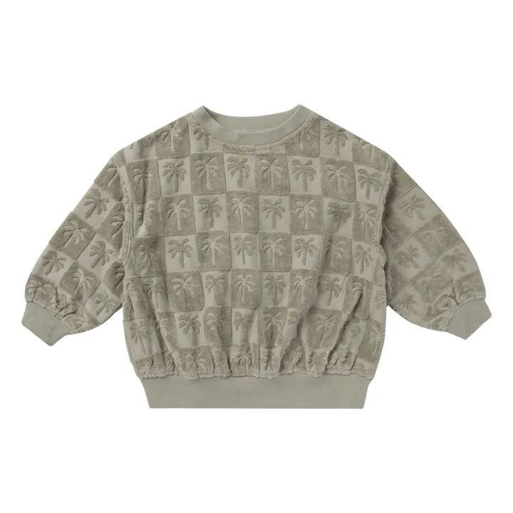Rylee + Cru Sweat Eponge Palmiers | Sauge
