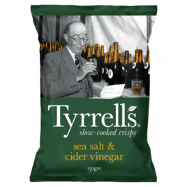 Tyrrells Zeezout, cider en azijn chips