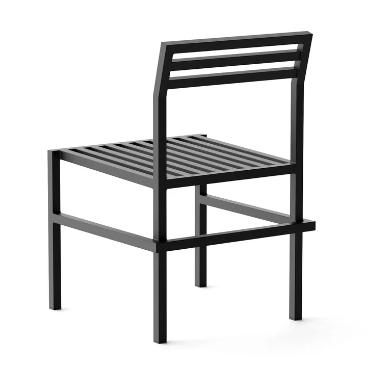 NINE - 19 Outdoors Dining Chair, schwarz