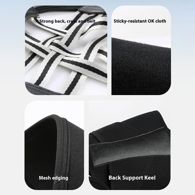 Correct Posture Back Posture Corrector Brace til mænd, kvinder