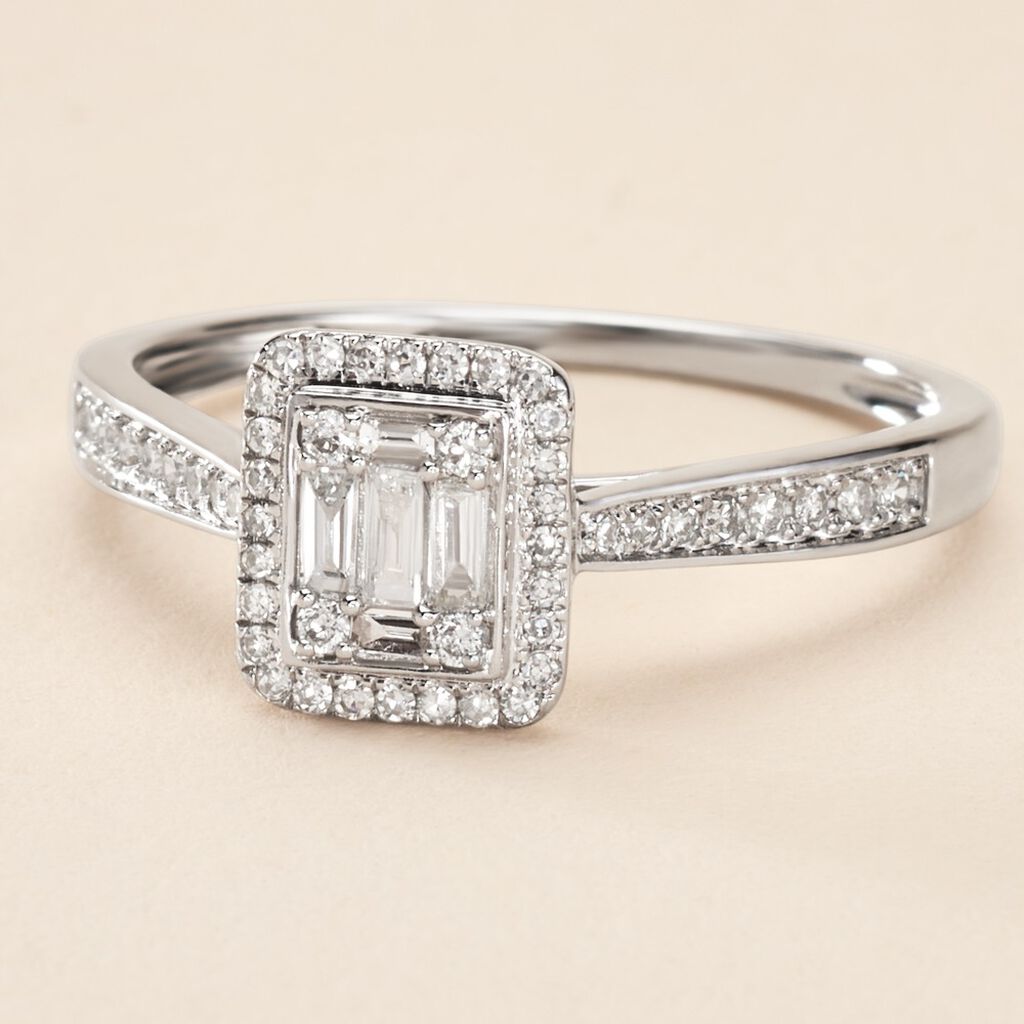 Bague Collection 1986 Or Blanc Diamant
