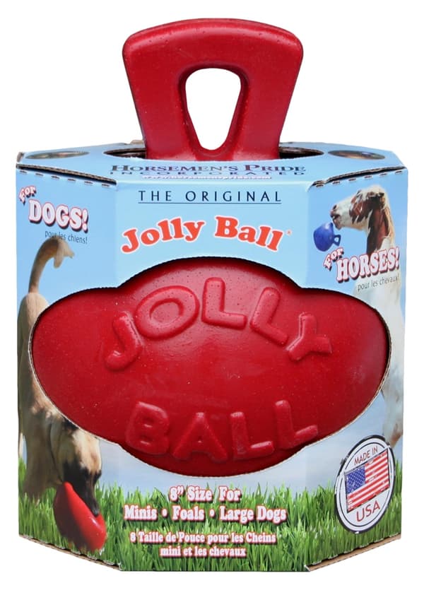 Jolly Ball 20cm rød hest og hund