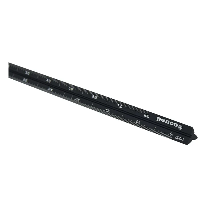 Penco Règle en aluminium | Noir foncé
