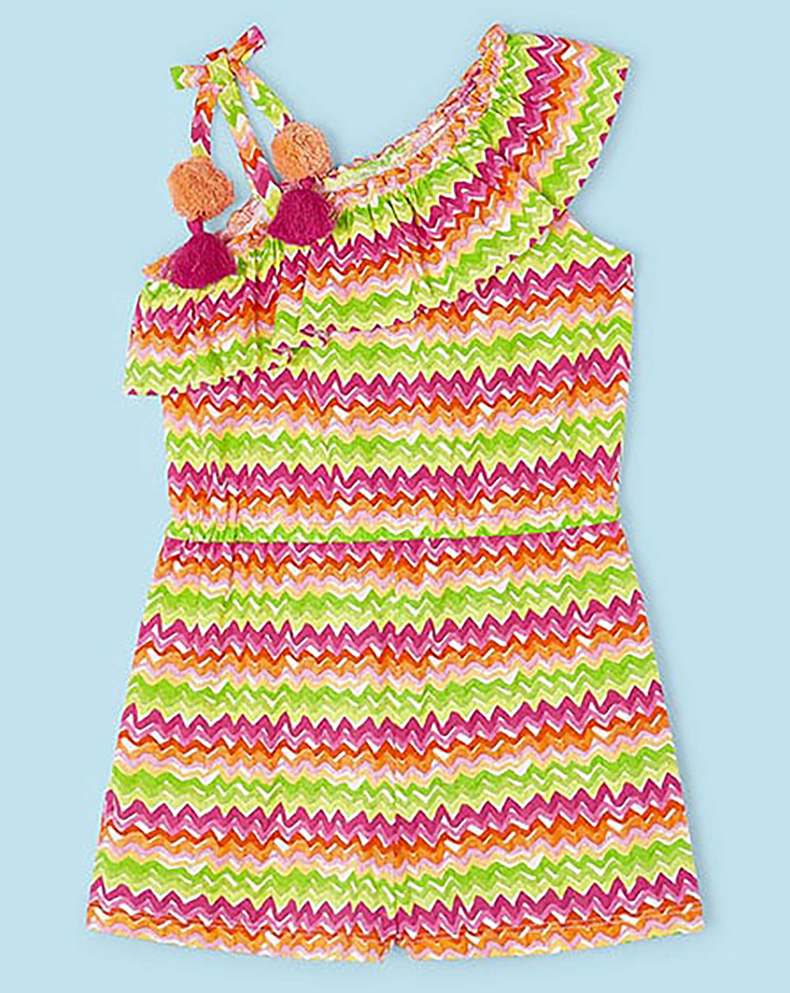 Träger-Jumpsuit MONO kurz in bunt