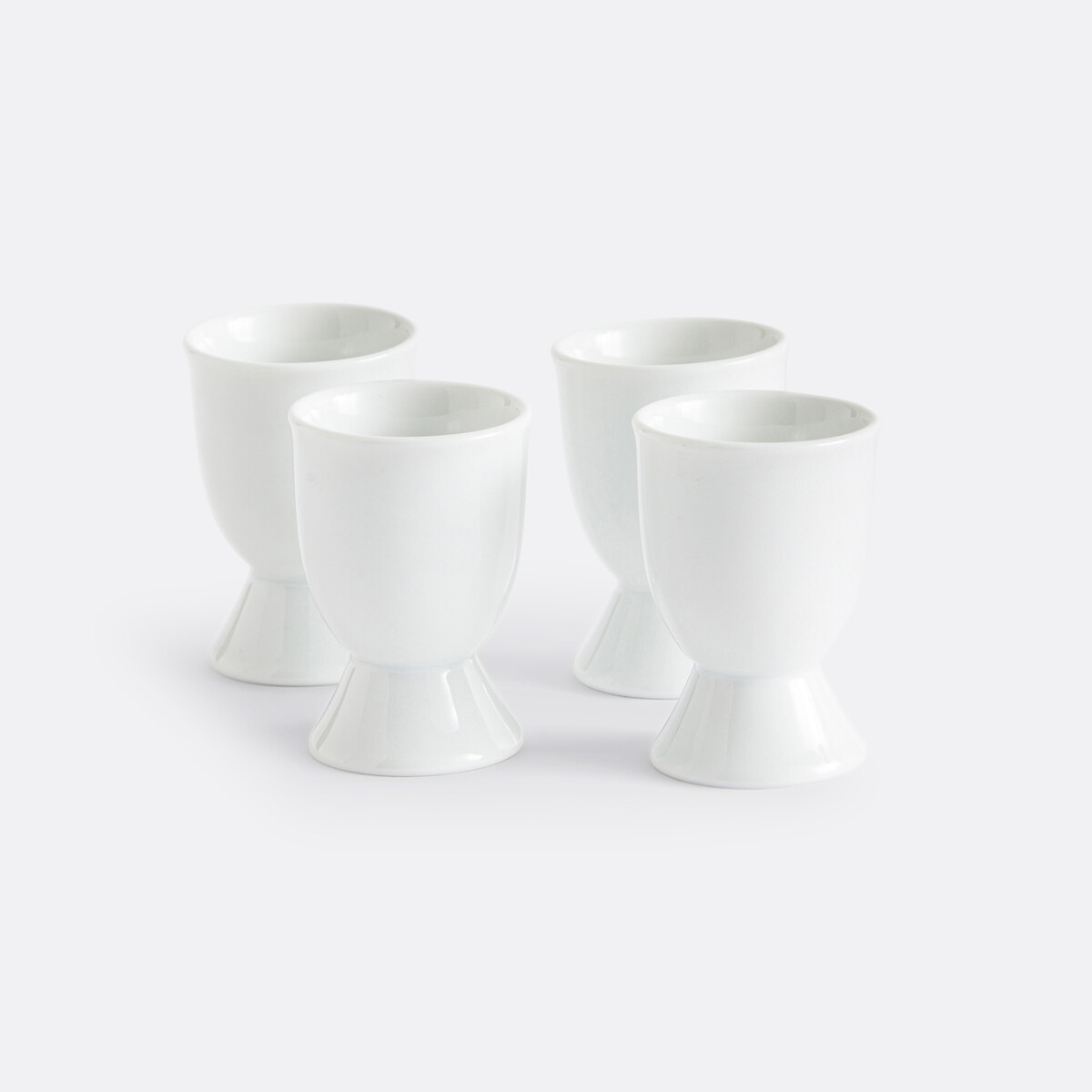 LA REDOUTE INTERIEURS<br>Conjunto de 4 copinhos para ovos, porcelana, Atola