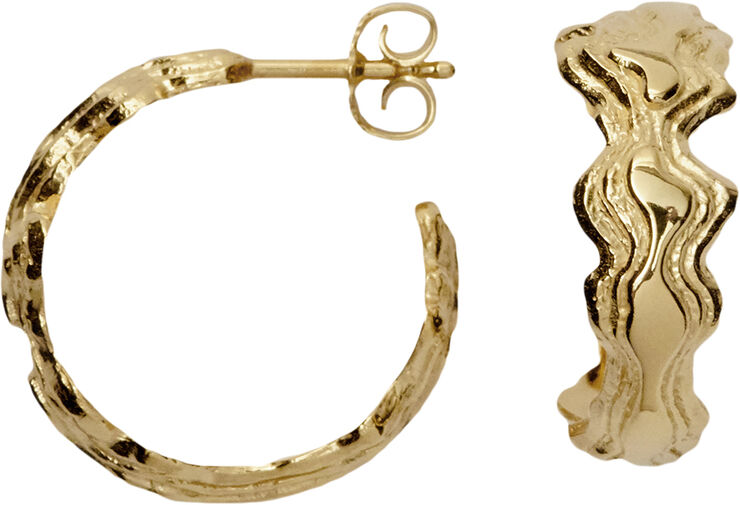 Camille Brinch Jewellery Blurry Layers Hoops Gold