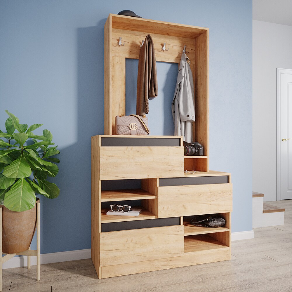 Flurgarderobe Schuhschrank Flurkommode Evia Flurmöbel Schuhregal Kommode Vicco