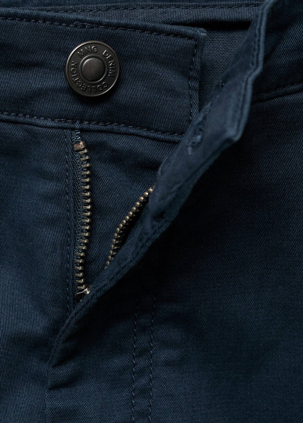 MANGO TEEN cargo broek donkerblauw