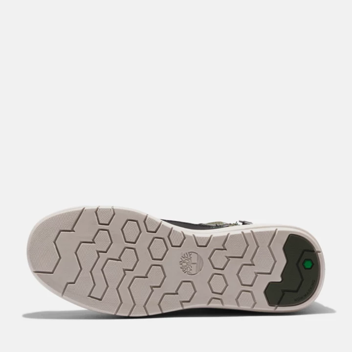 Bota de caminhada infantil Junior Seneca Bay na cor verde-escura.