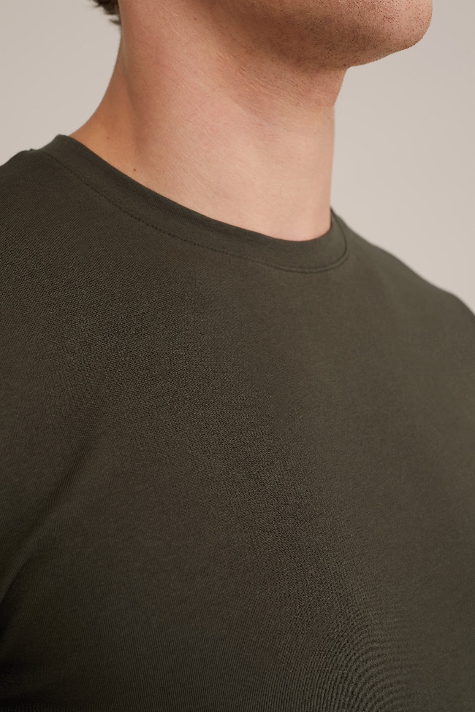 T-shirt WE Fashion Legergroen