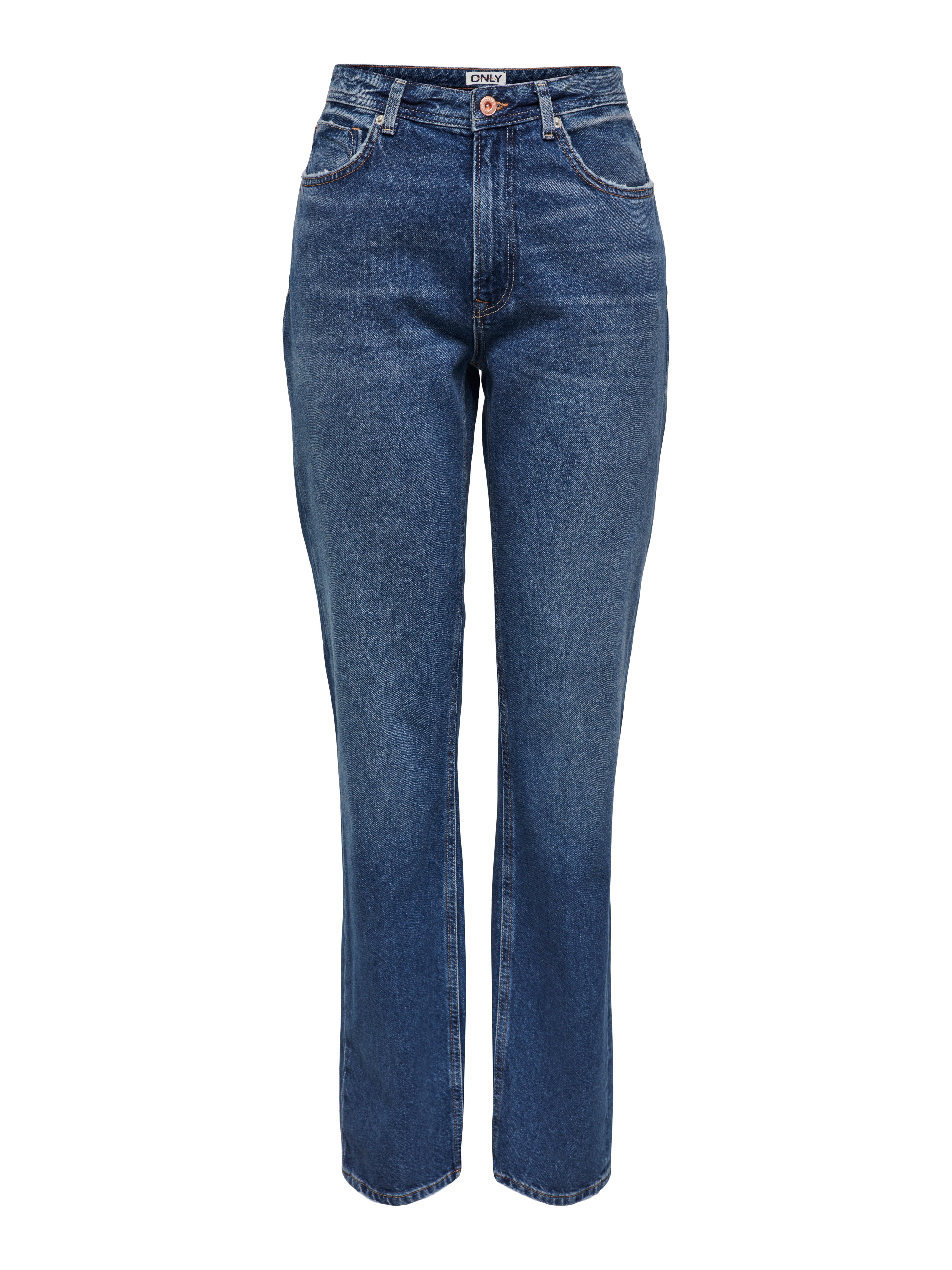 ONLJACI Mittlere Taille Gerade geschnitten Jeans Medium Blue Denim